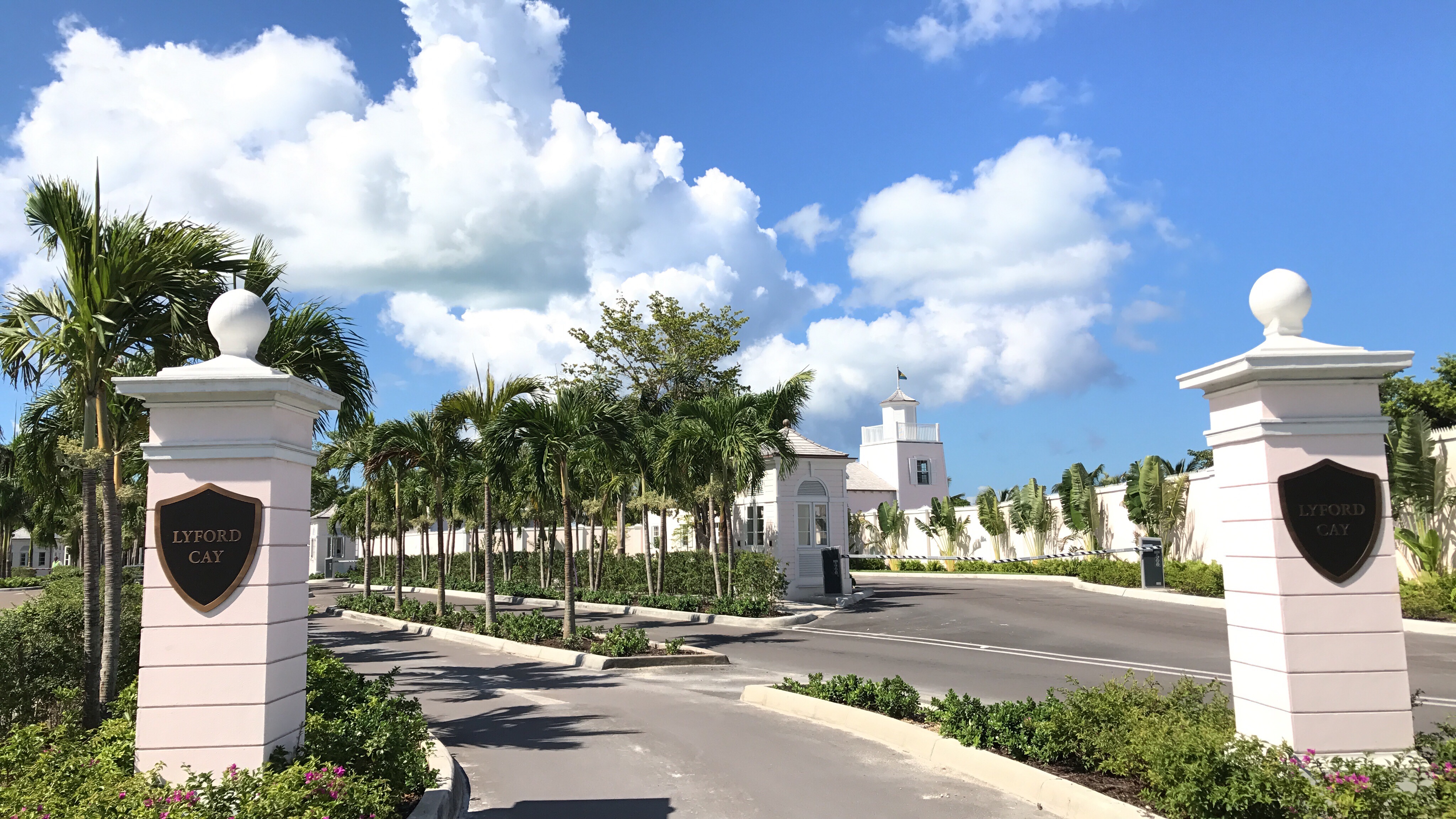 Lyford Cay Luxury Community Gates, Nassau, Bahamas